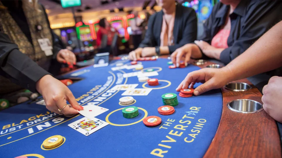 Gaming Table at The Riverstar Casino
