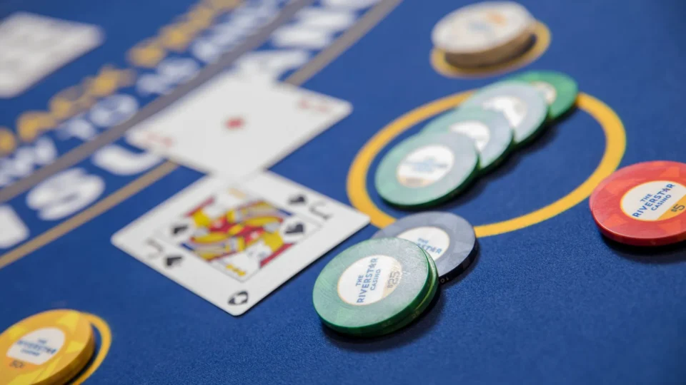 Blackjack table at The Riverstar Casino